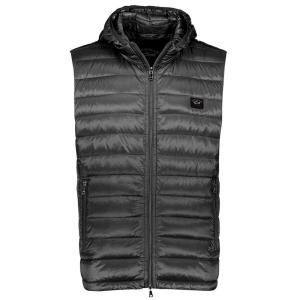 ポール シャーク (Paul And Shark) メンズ ベスト・ジレ トップス Woven Gilet (Black)｜nul-select