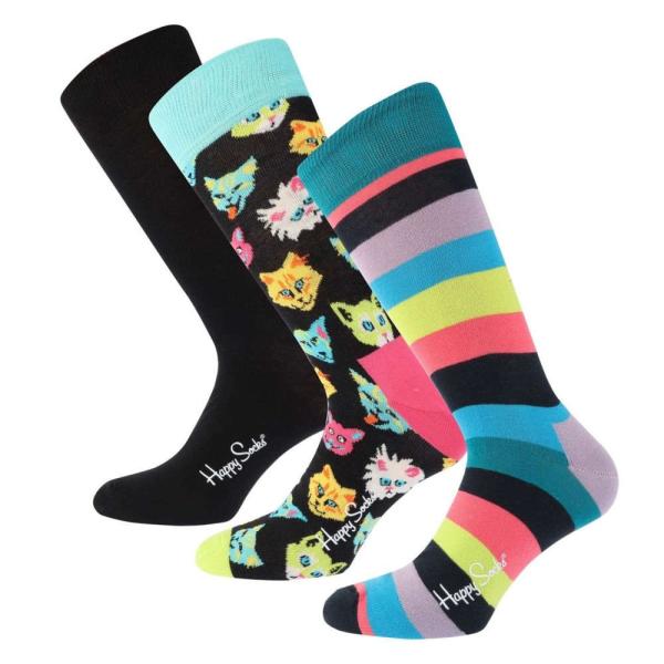 ハッピーソックス (Happy Socks) メンズ ソックス インナー・下着 3 Pack Soc...