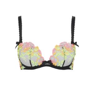 エージェントプロヴォケイター (Agent Provocateur) レディース ブラジャーのみ インナー・下着 CALLYPSO Plunge Underwired Bra (Multi/Black)｜nul-select