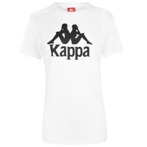 カッパ (Kappa) レディース Tシャツ トップス Estessi T Shirt (White/Black)｜nul-select