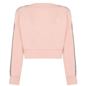 カッパ (Kappa) レディース ベアトップ・チューブトップ・クロップド トップス Crop Sweatshirt (Pink Blush AL)｜nul-select