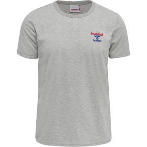 ヒュンメル (Hummel) メンズ Tシャツ トップス Dayton Crewneck T-Shirt Unisex Adults (Grey Melange)