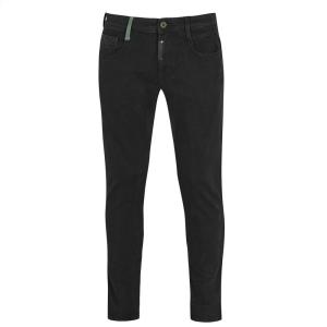 リプレイ (Replay) メンズ ジーンズ・デニム ボトムス・パンツ Anbass Slim Jeans (Black)｜nul-select