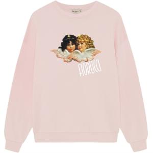 フィオルッチ (FIORUCCI) レディース スウェット・トレーナー トップス Fiorucci Angel Swtr Ld41 (Pink)｜nul-select