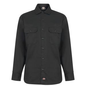 ディッキーズ (DICKIES) メンズ ジャケット アウター Work Shirt (Black BLK)｜nul-select