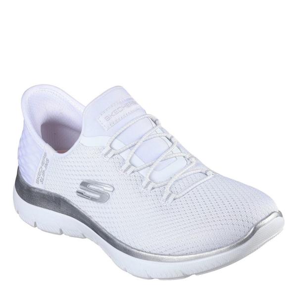 スケッチャーズ (Skechers) レディース スリッポン・フラット シューズ・靴 Slip-In...