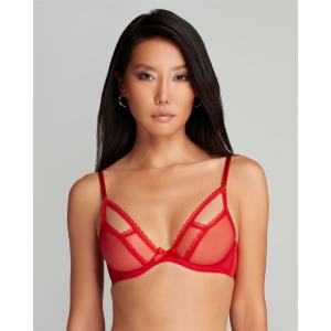 エージェントプロヴォケイター (Agent Provocateur) レディース ブラジャーのみ インナー・下着 Fia Plunge Underwired Bra (Red)｜nul-select