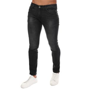 リプレイ (Replay) メンズ ジーンズ・デニム ボトムス・パンツ Anbass Slim Fit Jeans (Black)｜nul-select