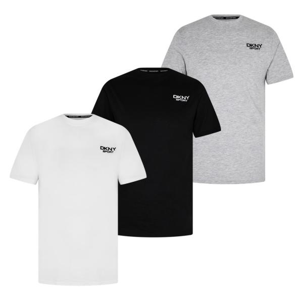 ダナ キャラン ニューヨーク (DKNY) メンズ Tシャツ トップス Sport 3P Lg Te...