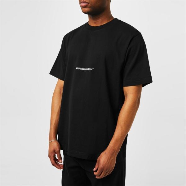 エムケーアイ (MKI) メンズ Tシャツ トップス Staple T Shirt (Black)