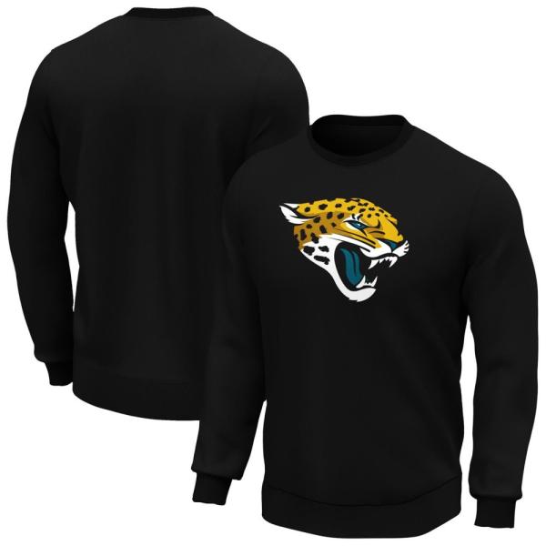 NFL メンズ スウェット・トレーナー Logo Crew Sweatshirt (Jaguars)...