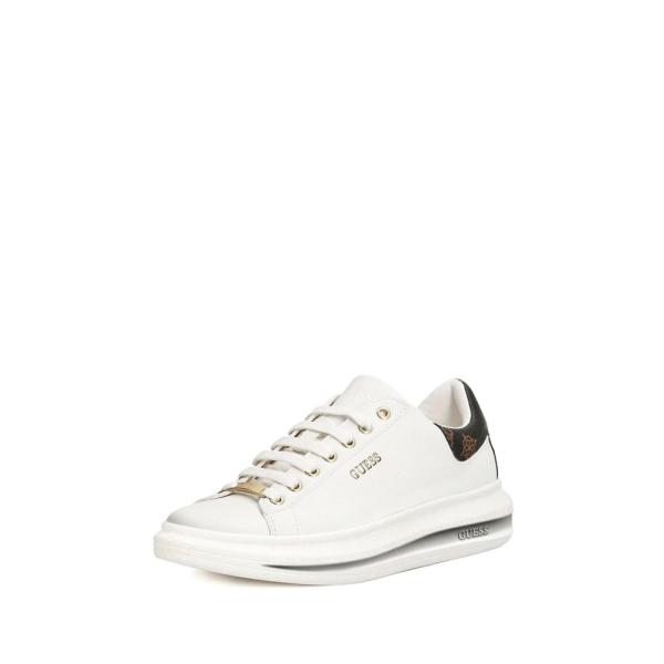 ゲス (Guess) レディース スニーカー シューズ・靴 Salerno Sneaker (Whi...