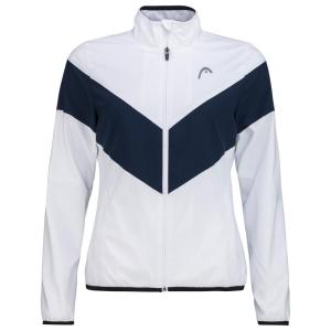 ヘッド (HEAD) レディース ジャケット アウター Club Jacket (White/Dark Blue)｜nul-select