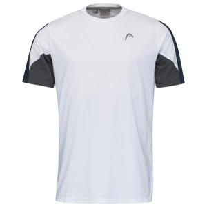ヘッド (HEAD) メンズ Tシャツ トップス CLUB Tech T-Shirt (White/Dark Blue)｜nul-select