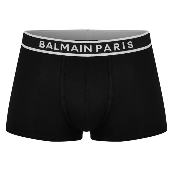 バルマン (BALMAIN) メンズ ボクサーパンツ インナー・下着 Paris Logo Boxe...