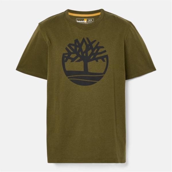 ティンバーランド (Timberland) メンズ Tシャツ トップス T Shirt (Dark ...