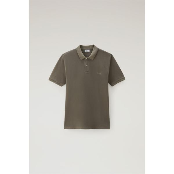 ウールリッチ (Woolrich) メンズ ポロシャツ Wool Mackinack Polo Sn...