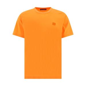 アクネ ストゥディオズ (Acne Studios) メンズ Tシャツ トップス Face T-Shirt (Orange)｜nul-select
