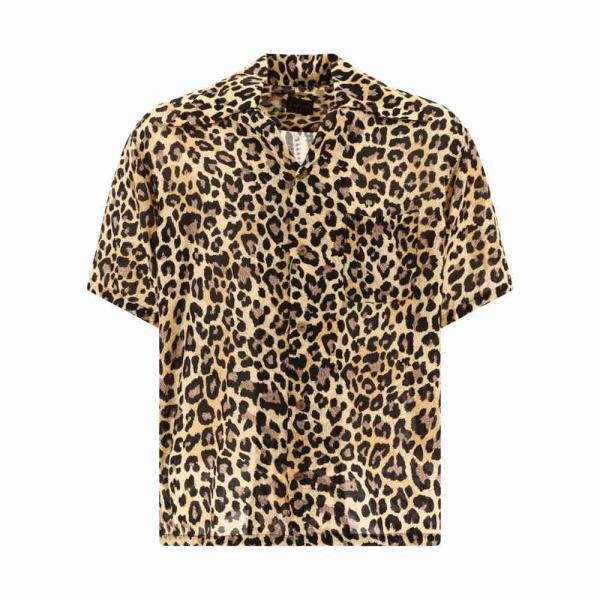 キャピタル (Kapital) メンズ シャツ トップス Leopard Shirt (Brown)