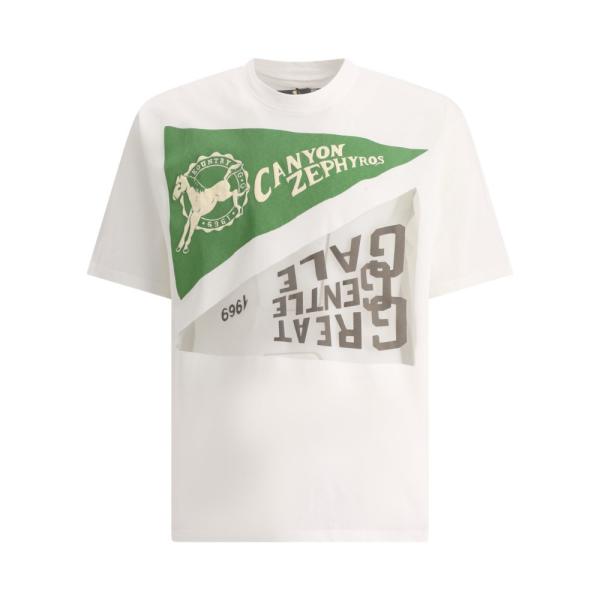キャピタル (Kapital) メンズ Tシャツ トップス Opal Sheeting T-Shir...