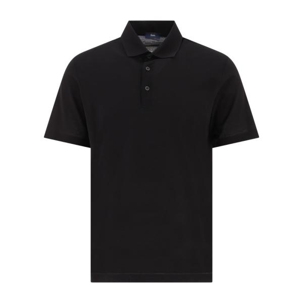 ヘルノ (Herno) メンズ ポロシャツ トップス Crepe Jersey Polo Shirt...