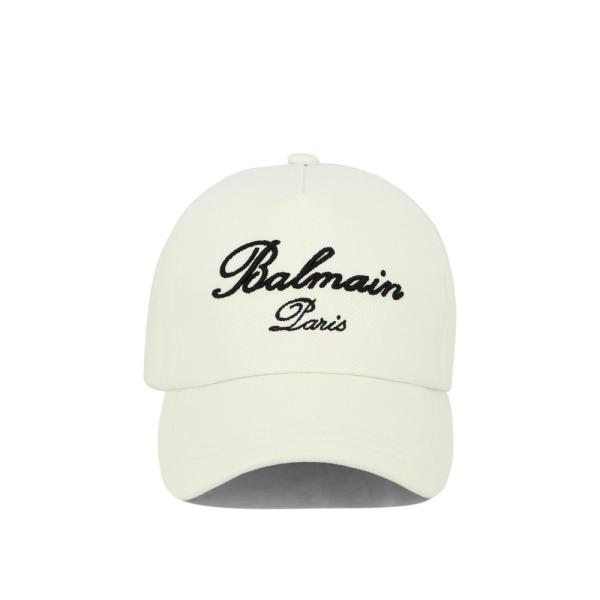 バルマン (Balmain) レディース キャップ 帽子 Paris Cap (White)
