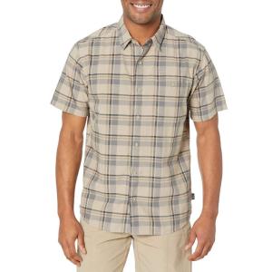 マウンテンハードウェア (Mountain Hardwear) メンズ 半袖シャツ トップス Big Cottonwood Short Sleeve Shirt (Badlands Hammock Plaid)｜nul-select
