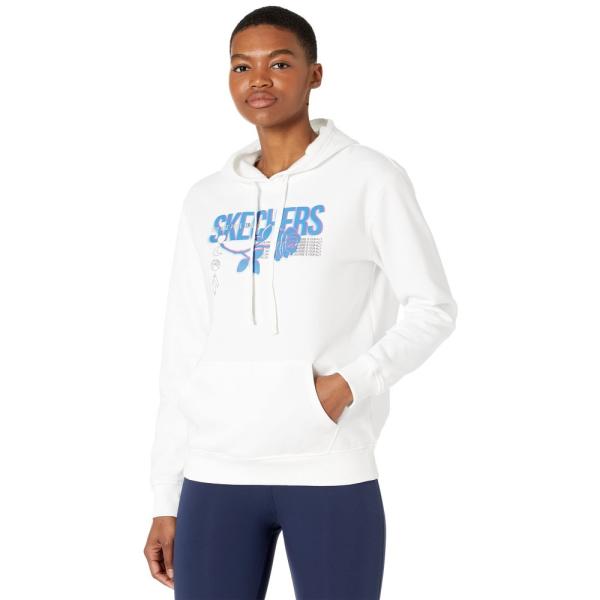 スケッチャーズ (SKECHERS) レディース パーカー トップス Rose Hoodie (Wh...