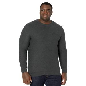 ジョニー ビッグ (Johnny Bigg) メンズ トップス Big &Amp; Tall Jasper Textured Knit (Charcoal)｜nul-select