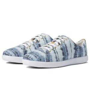 コールハーン (Cole Haan) レディース スニーカー シューズ・靴 Grand Crosscourt Sneaker (China Blue Ikat Print/Farro Suede/Ivory)｜nul-select