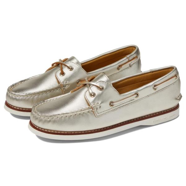 スペリートップサイダー (Sperry) レディース スリッポン・フラット シューズ・靴 Gold ...