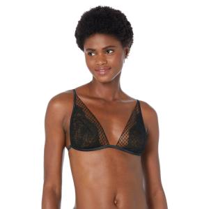 ラ ペルラ (La Perla) レディース ブラジャーのみ インナー・下着 Honeycomb Shadows Wireless Triangle Bra (Onyx)｜nul-select