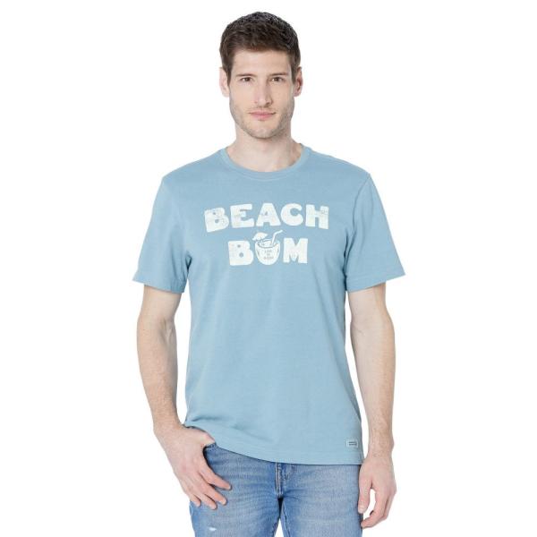 ライフイズグッド (Life is Good) メンズ Tシャツ トップス Beach Bum Tr...