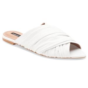 ビーシービージーマックスアズリア (BCBGMAXAZRIA) レディース サンダル・ミュール シューズ・靴 Arian Leather Flat (Optic White)｜nul-select