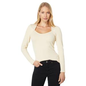 ケンダル&カイリー (KENDALL + KYLIE) レディース トップス Shrug Knit Top (Vanilla Bean)｜nul-select