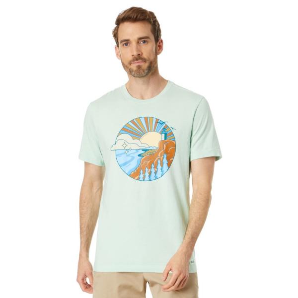 ライフイズグッド (Life is Good) メンズ Tシャツ トップス Lighthouse B...