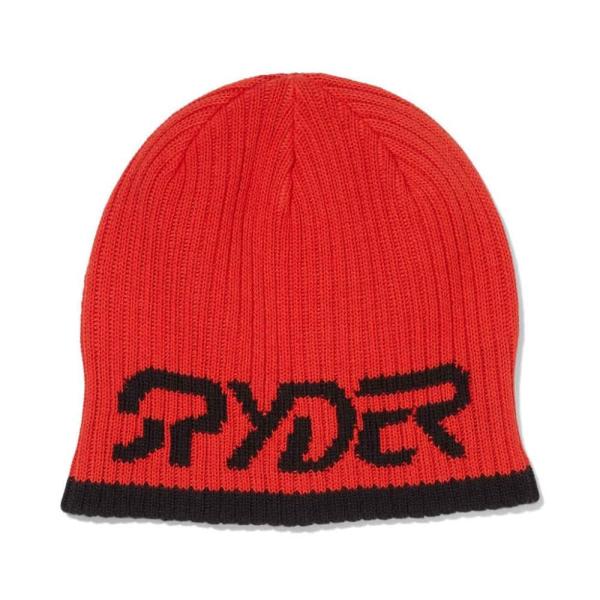 スパイダー (Spyder) メンズ ニット 帽子 Logo Hat (Volcano)