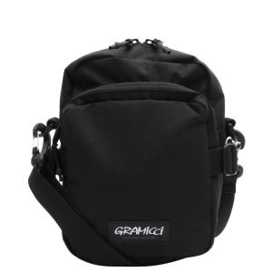 グラミチ (Gramicci) メンズ ショルダーバッグ バッグ Cordura Mini Shoulder Bag (Black)｜nul-select