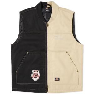 ディッキーズ (Dickies) メンズ ベスト・ジレ トップス Motorworks' Vest (Black)｜nul-select