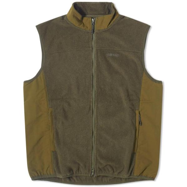 グラミチ (Gramicci) メンズ ベスト・ジレ トップス Polartec Vest (Oli...