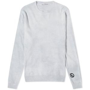 アクネ ストゥディオズ (Acne Studios) メンズ ニット・セーター トップス Kronas Used Basic Jumper (Dusty Blue)｜nul-select