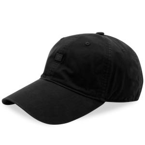 アクネ ストゥディオズ (Acne Studios) メンズ キャップ 帽子 Cunov Fade Face Cap (Black)｜nul-select