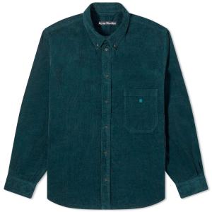 アクネ ストゥディオズ (Acne Studios) メンズ ジャケット アウター Oday Corduroy Shirt Jacket (Night Green)｜nul-select