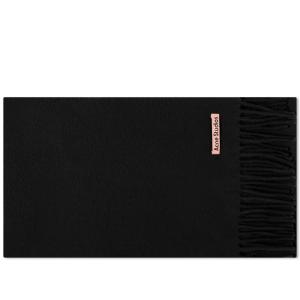 アクネ ストゥディオズ (Acne Studios) メンズ マフラー・スカーフ・ストール Canada Skinny New Scarf (Black)｜nul-select