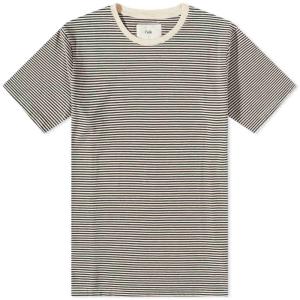 フォーク (Folk) メンズ Tシャツ トップス Stripe T-Shirt (Charcoal...