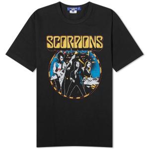 ジュンヤ ワタナベ (Junya Watanabe MAN) メンズ Tシャツ トップス Scorpions Print T-Shirt (Black)｜nul-select