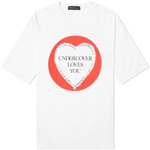 アンダーカバー (Undercover) レディース Tシャツ トップス Loves You T-Shirt (White)｜nul-select