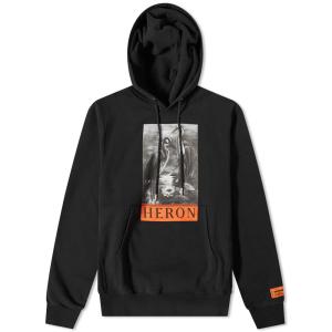 ヘロン プレストン (Heron Preston) メンズ パーカー トップス Heron Hoodie (Black)｜nul-select