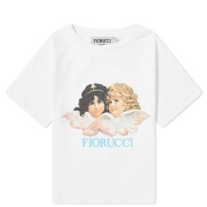 フィオルッチ (Fiorucci) レディース Tシャツ トップス Classic Angel Crop T-Shirt (White)｜nul-select