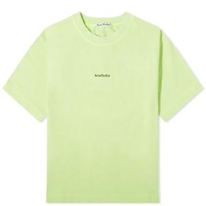 アクネ ストゥディオズ (Acne Studios) レディース Tシャツ トップス Edie Stamp T-Shirt (Fluo Green)｜nul-select